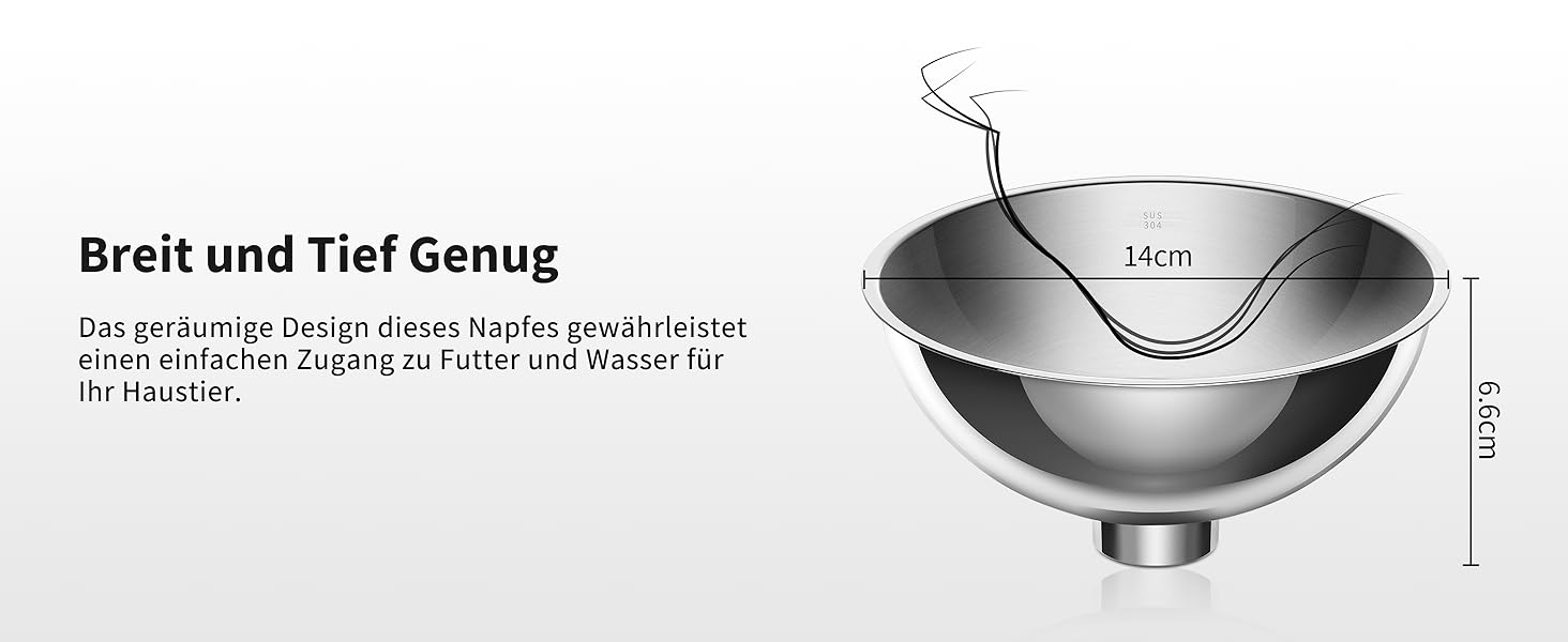 PETKIT CYBERTAIL: Набір з 2 металевих мисок з нержавіючої сталі Fresh Nano