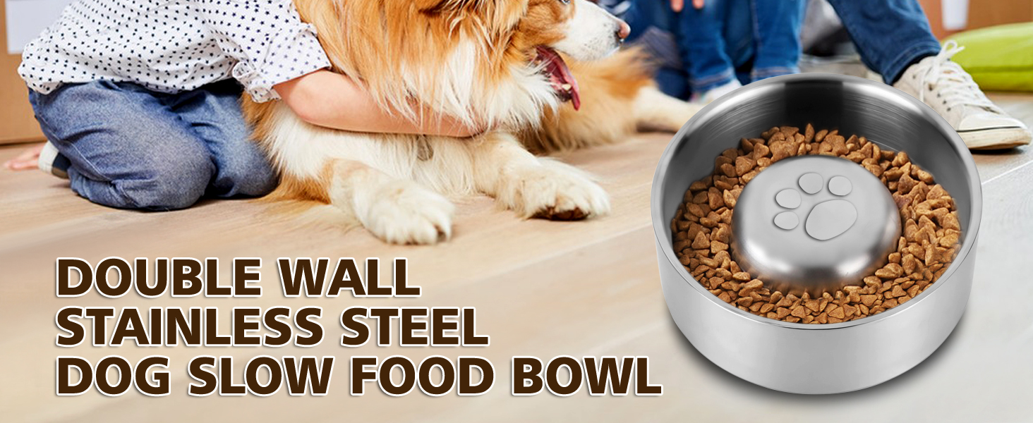 Миска для собак Slow Feeder з гелю, запобігає ковтання, великі миски для собак, аксесуари для собак, покращує травлення