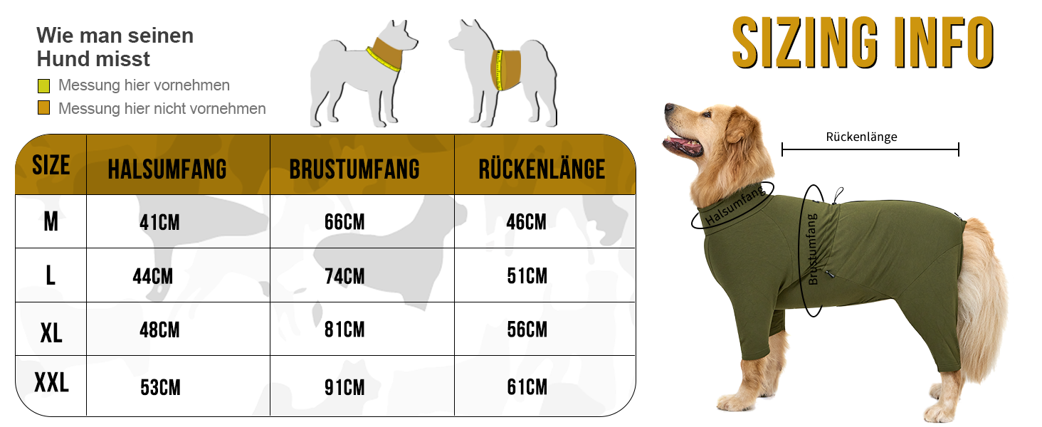 Комбінезон для собак OneTigris FUZZBUD, зелений, L: теплий, еластичний, для собак середніх та великих порід, захист від випадання шерсті, алергії, витікання, ран