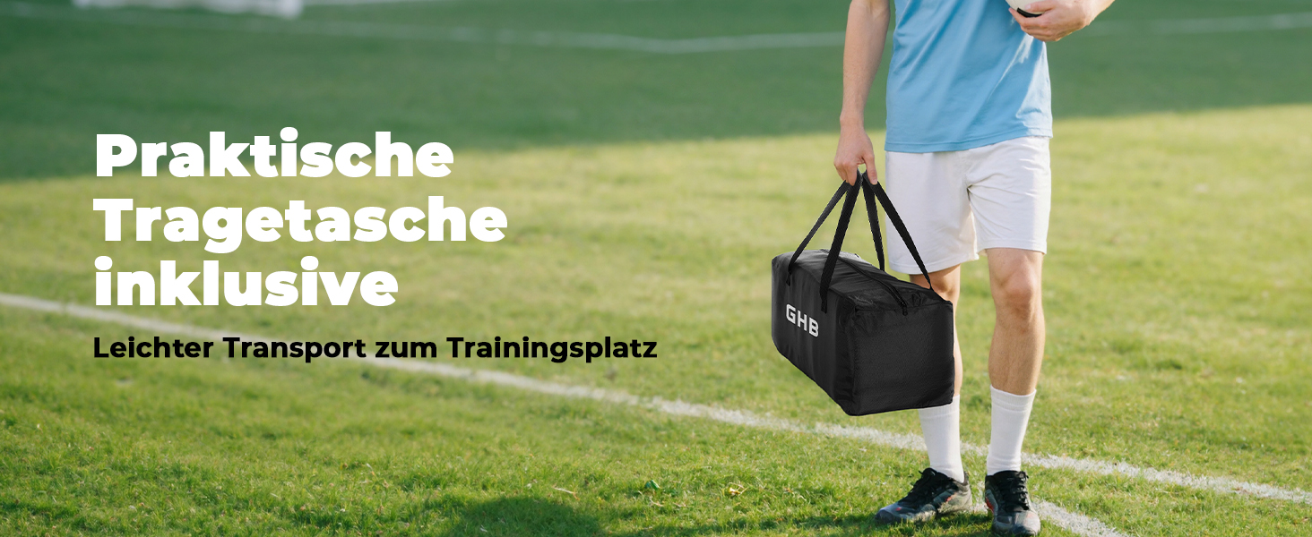 Набір фігур для аджиліті для собак, 12 кілків, 18 стійок, футбольне тренувальне обладнання, сумка в комплекті