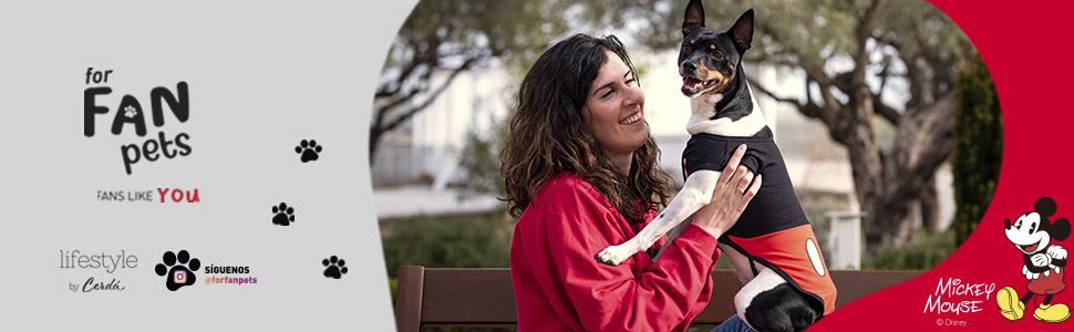 Cerdá ForFanPets: Зимовий теплий накид для собак Мікі Маус - офіційна ліцензія Disney