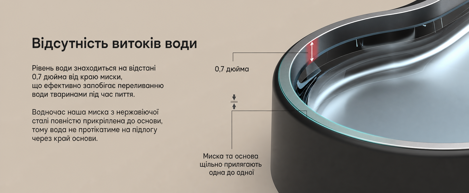 Автоматична поїлка для собак і котів JUNSPOW, 9 л, нержавіюча сталь, безшумна, без електрики, чорна