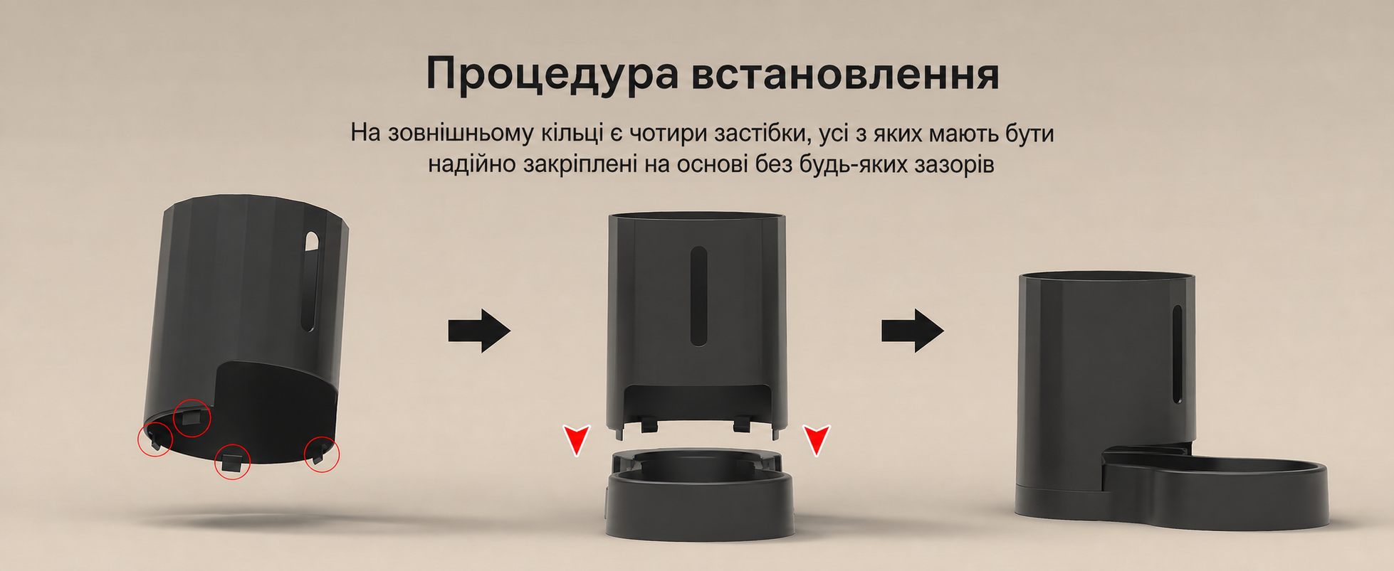 Автоматична поїлка для собак і котів JUNSPOW, 9 л, нержавіюча сталь, безшумна, без електрики, чорна
