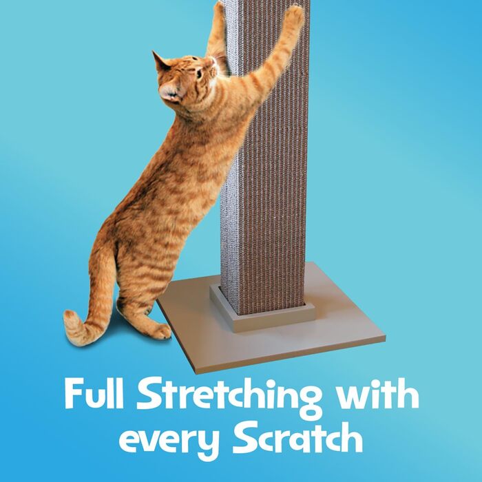 Дерево для домашніх кішок SmartCat Pioneer, сіре, 32 дюйми