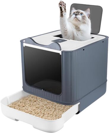 Котячий туалет з ящиком і лопаткою