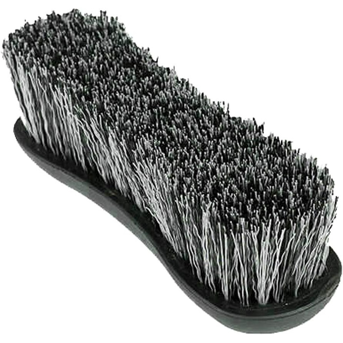 Щітка для коней HORZE Softgrip з короткою щетиною, чорна