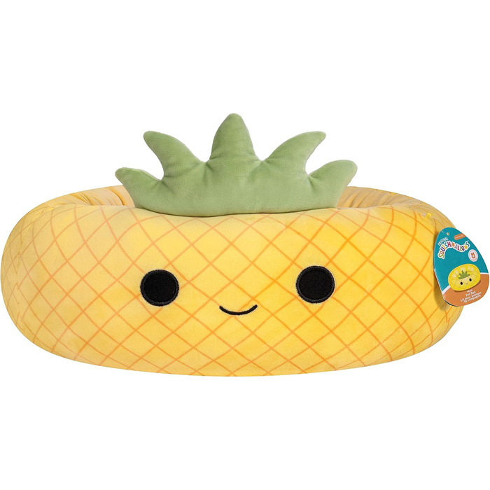 Ліжко для тварин Squishmallows Maui Ананас 60 см, офіційний плюш Jazwares, супер м'яке
