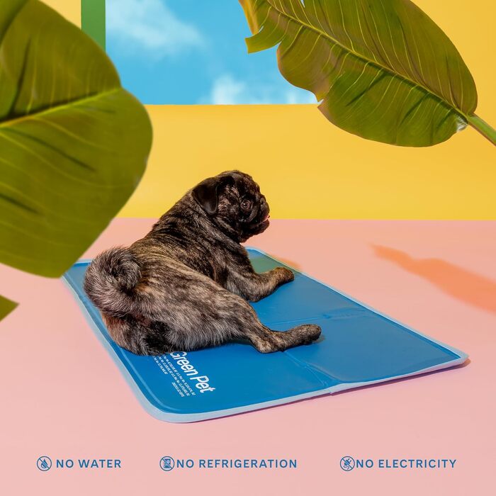 Охолоджуючий килимок для собак TheGreenPetShop, самоостигаючий гель