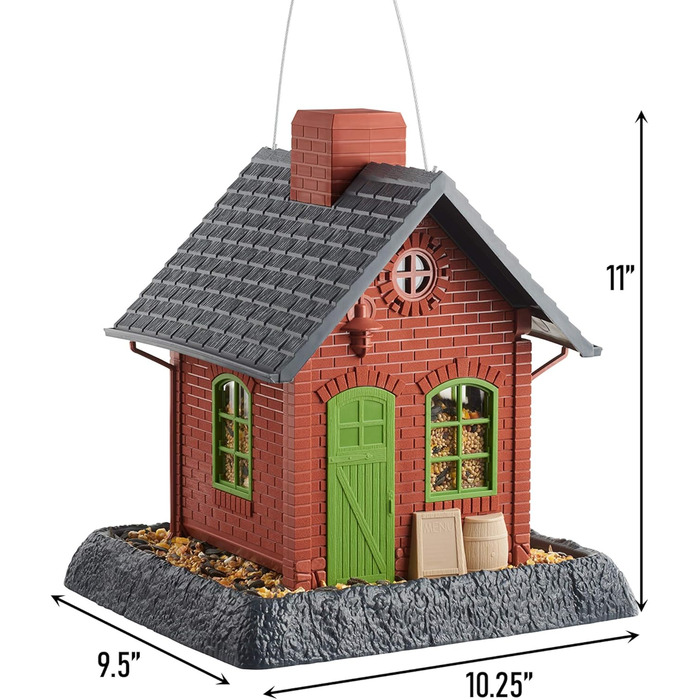 Годівниця для птахів North States Blue Cottage, 2,3 кг