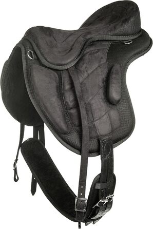 Бездерев'яне сідло HKM 573882 XL, чорне, для коней