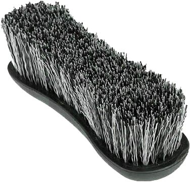 Щітка для коней HORZE Softgrip з короткою щетиною, чорна
