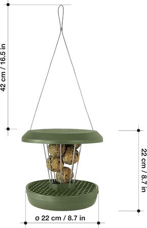 Годівниця для птахів SWISSINNO SMART Birds - зелена