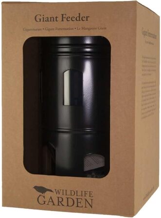 Металева годівниця для птахів, 326 Giant Bird Feeder Black -
