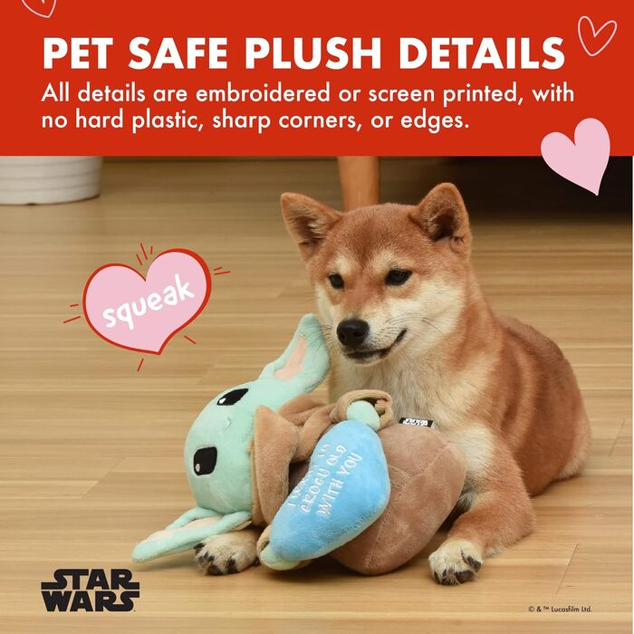 Плюшева пищалка STAR WARS Baby Yoda Grogu 15,2 см