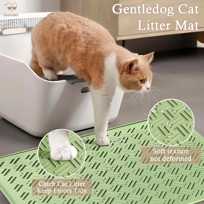 Килимок для лотка CatSilicone, водонепроникний, бежевий