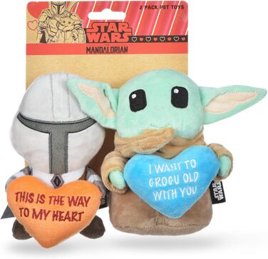 Іграшка для собаки Baby Yoda Плюшевий пищалка 15,2 см