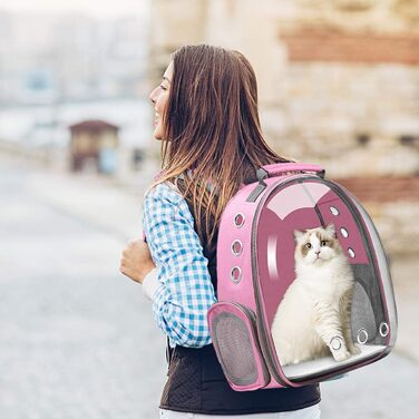 Рюкзак-переноска Vailge Cat, космічна капсула (світло-сірий)