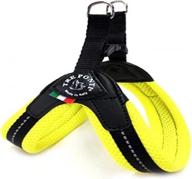Шлейка для собак TRE PONTI Easy Fit Mesh Fix Neon, розмір 3.5, жовта