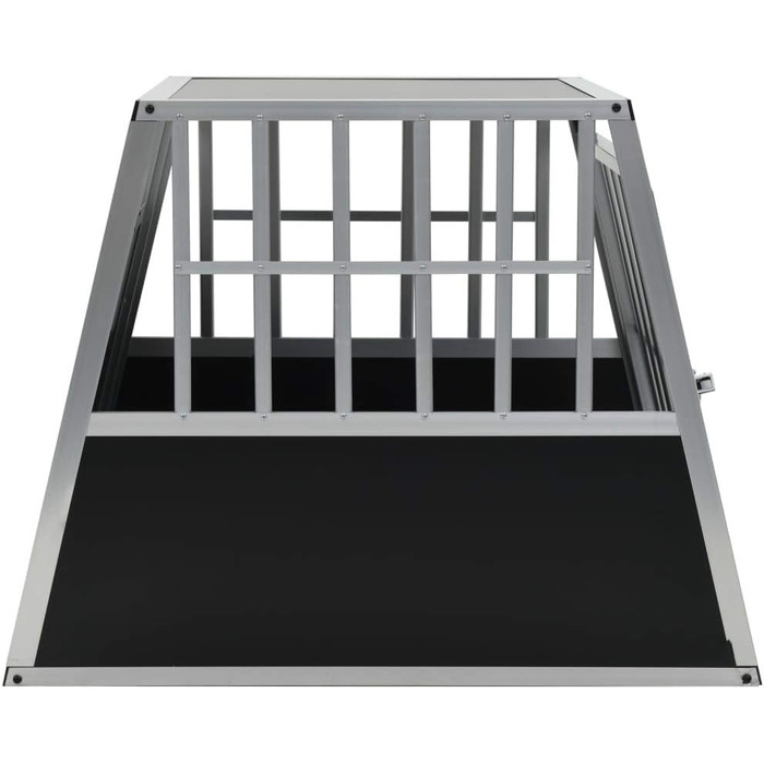 vidaXL Транспортна клітка для собак, одностворчата, 65x91x69,5 см, металева, перевезення та подорожі