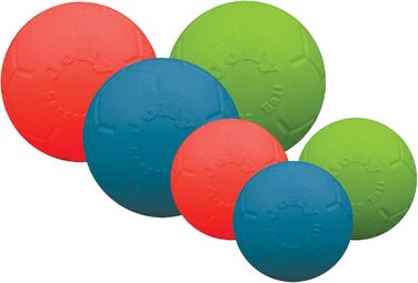М'яч для собак Jolly Pet Zen-Kat Jolly Soccer Ball 20 см, червоний, великий/дуже великий