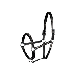 Голова повідок Harry's Horse Finesse Crystal, шкіряний, чорний, розмір коб