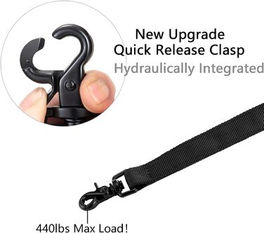 Повідець для собак JiePai Tactical Bungee, 1,8 м, 2 ручки