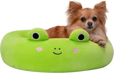Ліжко для тварин Squishmallows Wendy Жаба 50 см, офіційний плюш Jazwares, супер м'яке лежанка для домашніх улюбленців