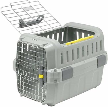Контейнер для транспортування тварин MP Transport OdySSEY сірий, малий, 54,8 x 36 x 36,2 см