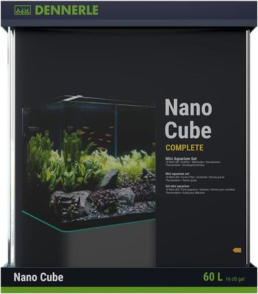 Dennerle Nano Cube Complete — комплектний міні-акваріум 60 л