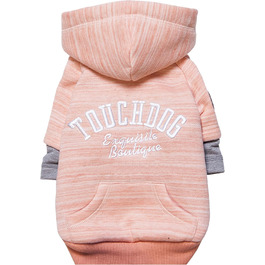 Светр для собак Touchdog Hampton Beach, надзвичайно м'який, з бавовни, рожевий, розмір X-Small