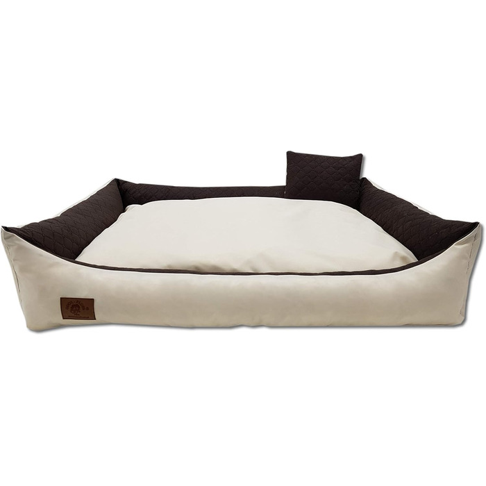Ергономічна лежанка для собаки Odolplusz XXL (коричнево-бежева)