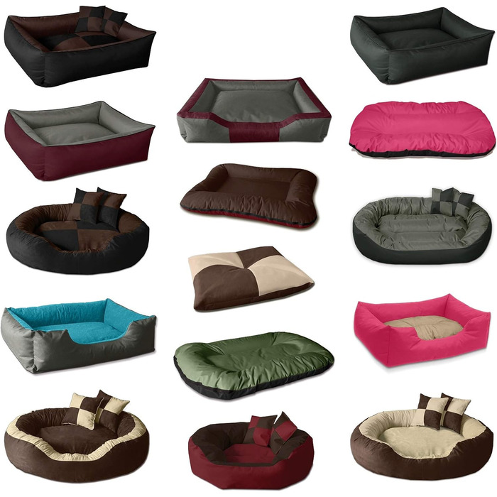 Ліжко для собак BedDog MAX, знімний чохол, XXL, бежевий