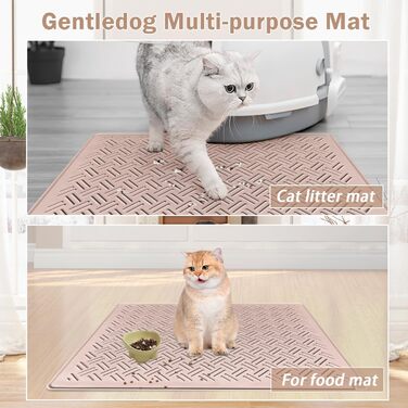 Килимок для лотка CatSilicone, водонепроникний, бежевий