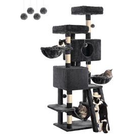 Кігтеточка FourFurPets 160 см, димчастий сірий