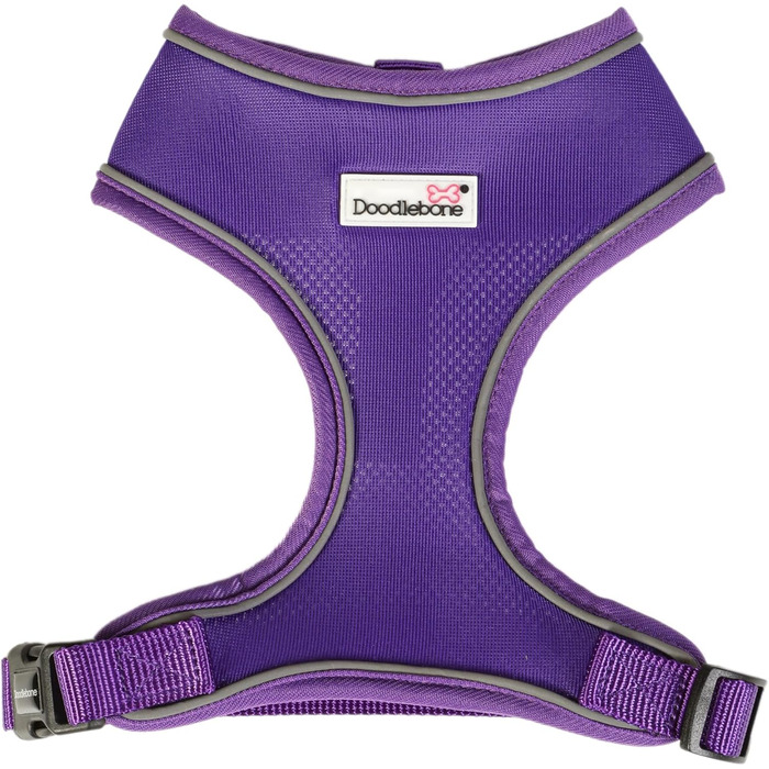 Шлейка для собак Doodlebone Airmesh розмір 39-40 фіолетова