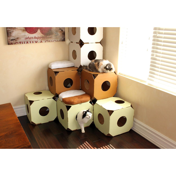 Модульні коробки Cat Condo, Білосніжка, 2 упаковки