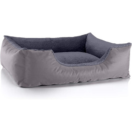 Ліжко для собак BedDog Teddy XL, Cordura, можна прати, сірий