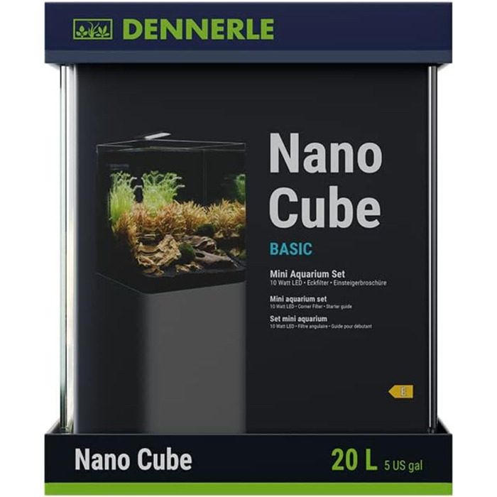 Nano-акваріум Dennerle Cube Basic 20 л з округлим склом