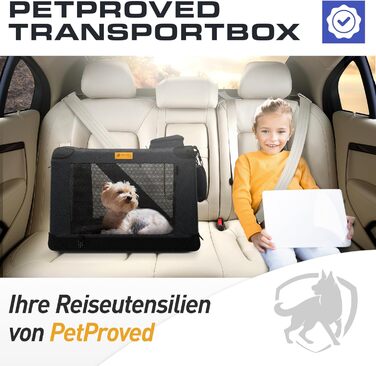 Складна коробка для транспортування собак PetProven для автомобіля та дому