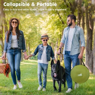 Портативний курник для домашніх тварин Pawaboo, складний, L, сірий
