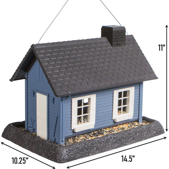 Годівниця для птахів North States Blue Cottage, 2,3 кг