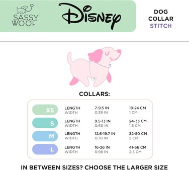 Шлейка для собак Sassy Woof Disney Stitch S, дихаюча