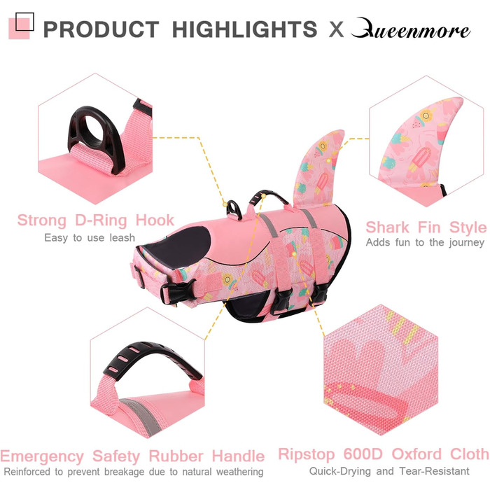 Рятувальний жилет для собак Queenmore, GreenCamo, S