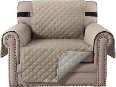 Двомісний чохол loveseat чохол сірий/бежевий
