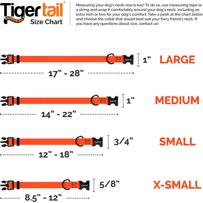 Ошийник для собак Tiger Tail Urban Nomad, водонепроникний, без запаху, міцний, матовий, легкий, з якісного нейлону з покриттям, для великих, середніх і малих тварин, зелений, розмір L