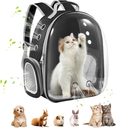 Рюкзак Pawaboo Cat, сумка Bubble Tote чорна