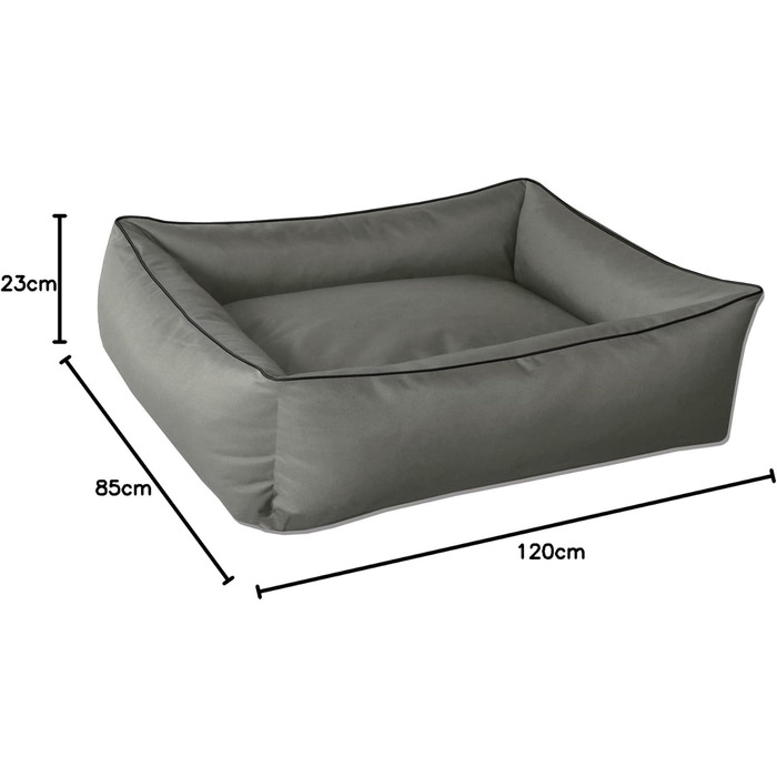 Ліжко для собак BedDog MAX, знімний чохол, XXL, бежевий