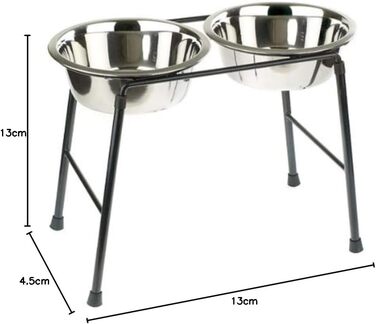 Підставка Caldex Double Bowl з чашами 220 мм / 900 мл