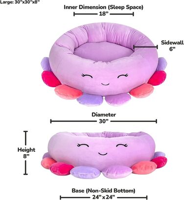 Ліжко для домашніх тварин Squishmallows, мале, стиль 1
