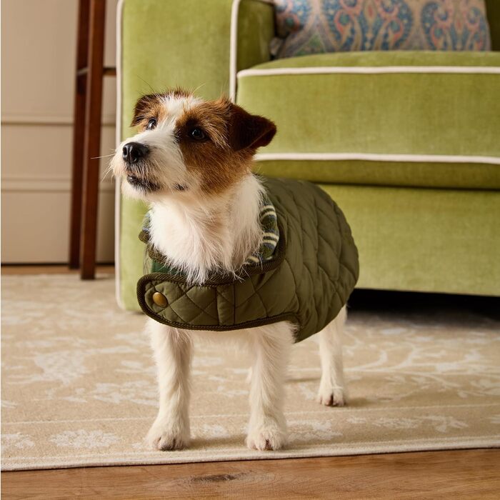 Стьобане пальто Rosewood x Joules Khaki для великих собак